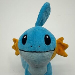 Pokemon Center Mudkip Plush 2018 Stuffed Animal Toy Blue Orange Nintendo Water